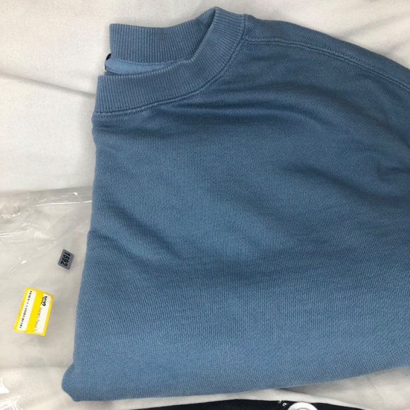 Joy Lab Cropped Sweatshirt Blue Medium - Picture 8 of 8